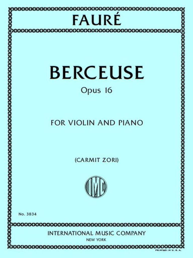 Berceuse, Op. 16
